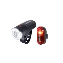 Sigma Sport LED Batteriebeleuchtung-Set Aura 30 / Curve,...