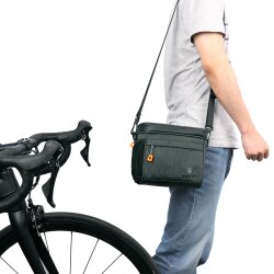 Fahrrad Tasche LenkertascheHandy Tasche E-Bike Tasche schwarz blau