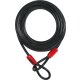Abus Cobra Cable 10/1000 Schlaufenkabel, black, AS