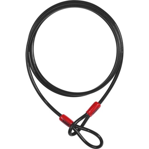 Abus Cobra Cable 8/200 Schlaufenkabel, black, AS