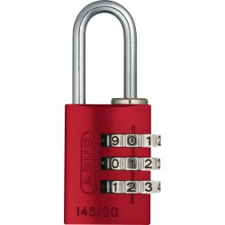 Zahlenschloss 145/20 rot Lock-Tag