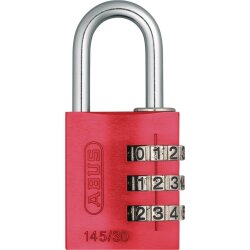 Zahlenschloss 145/30 rot Lock-Tag